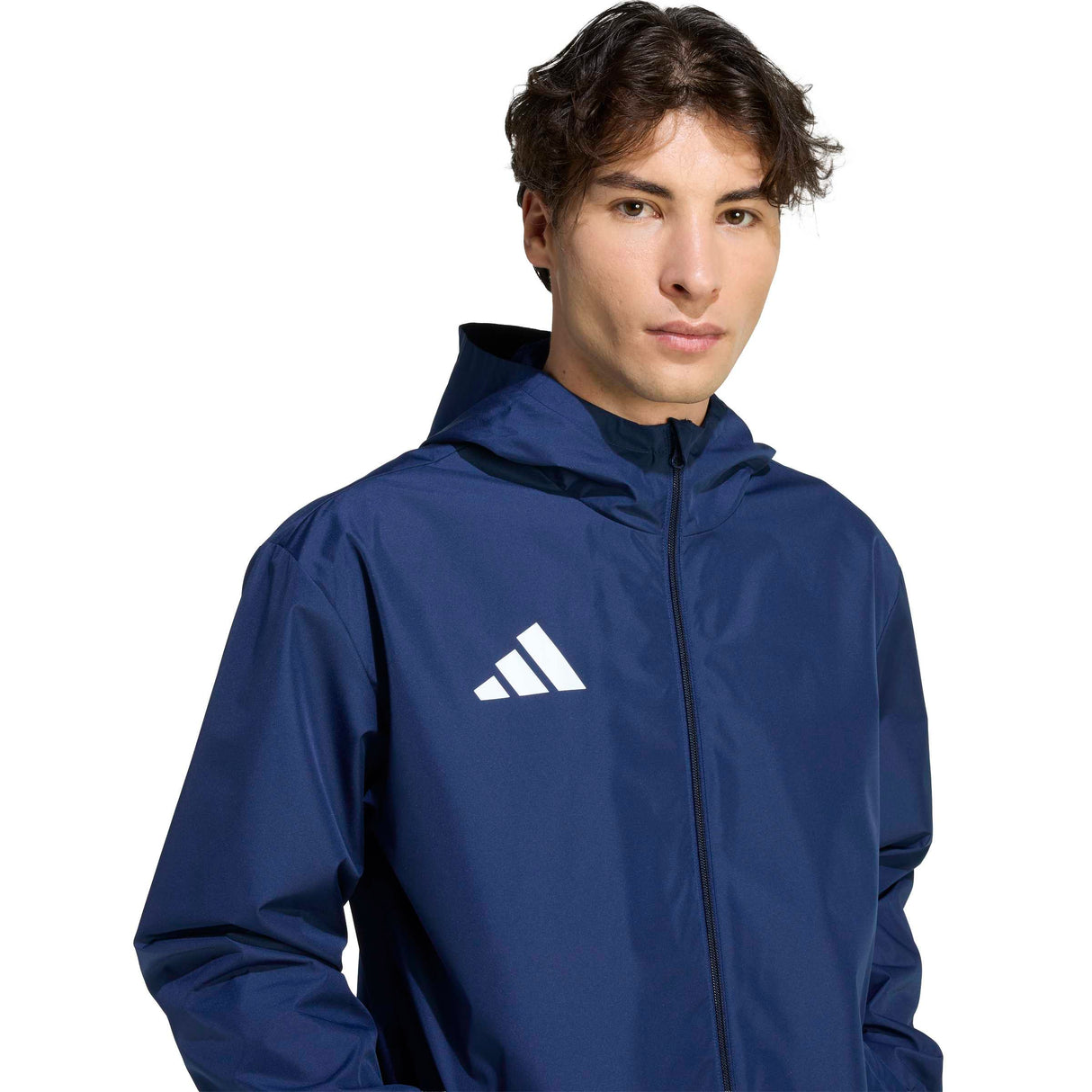 adidas Men's Entrada26 All Weather Jacket - Weather-Resistant Coverage for Soccer