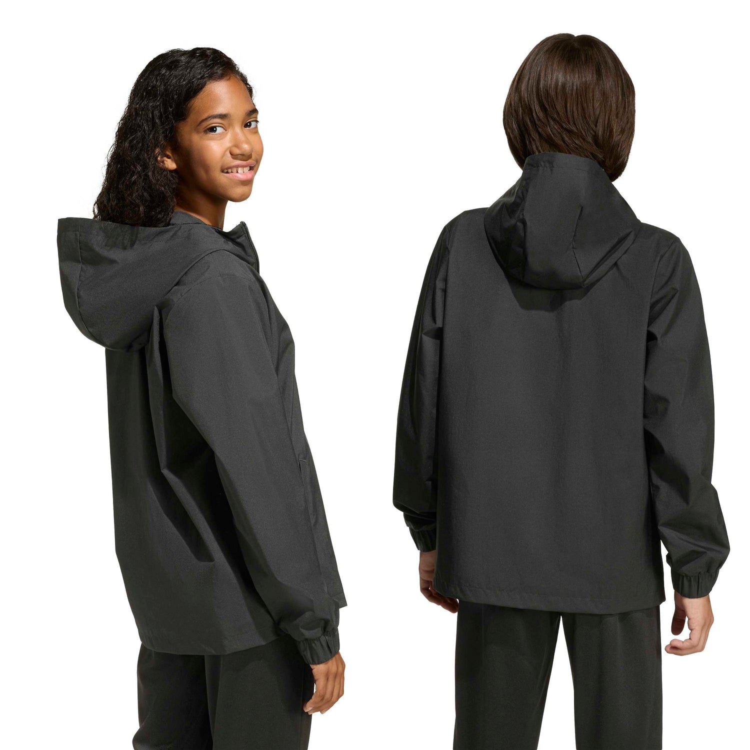adidas Kids' Unisex Entrada 26 All Weather Jacket – Durable Protection for Soccer