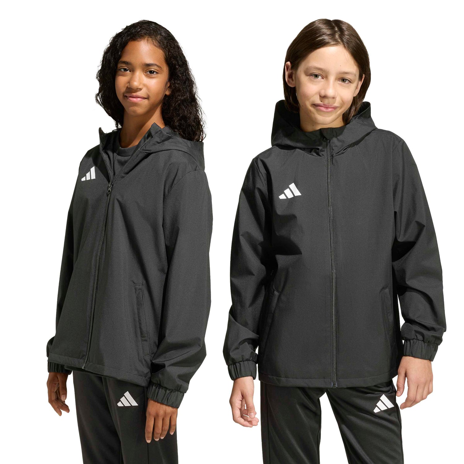 adidas Kids' Unisex Entrada 26 All Weather Jacket – Durable Protection for Soccer