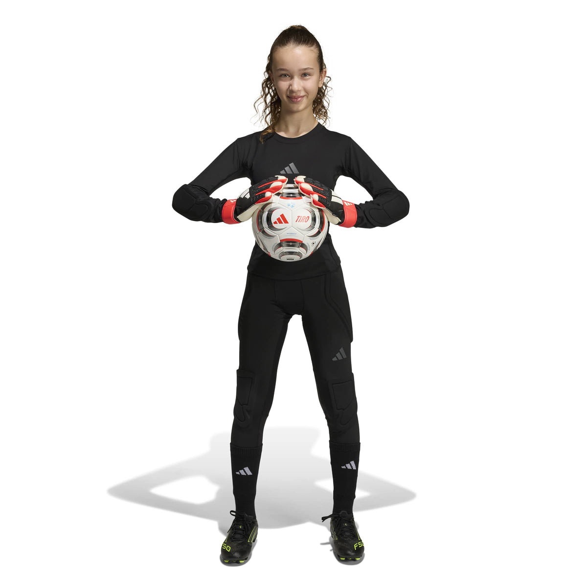 adidas Youth Padded Goalkeeper Baselayer Long Tights