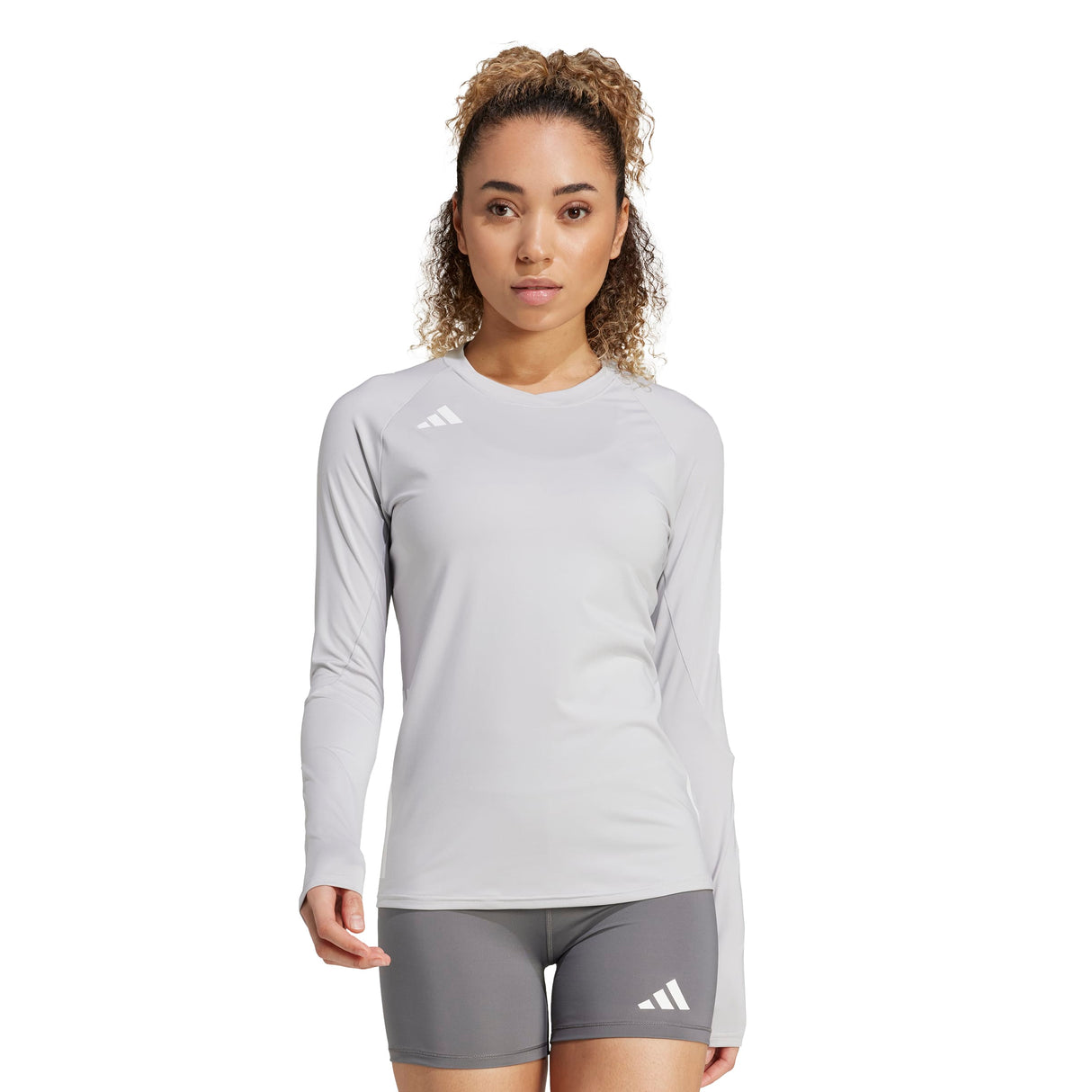 adidas Women's Hilo Long Sleeve Jersey – ClimaCool Breathability for Volleyball