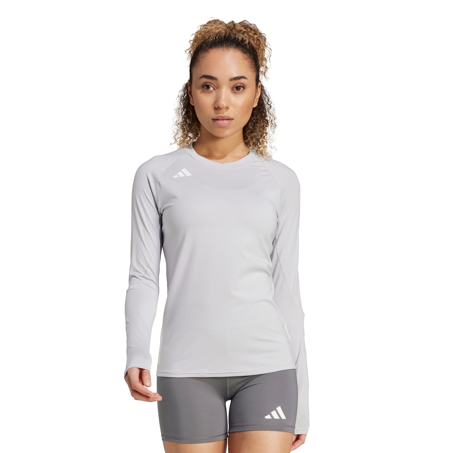 adidas Women's Hilo Long Sleeve Jersey – ClimaCool Breathability for Volleyball