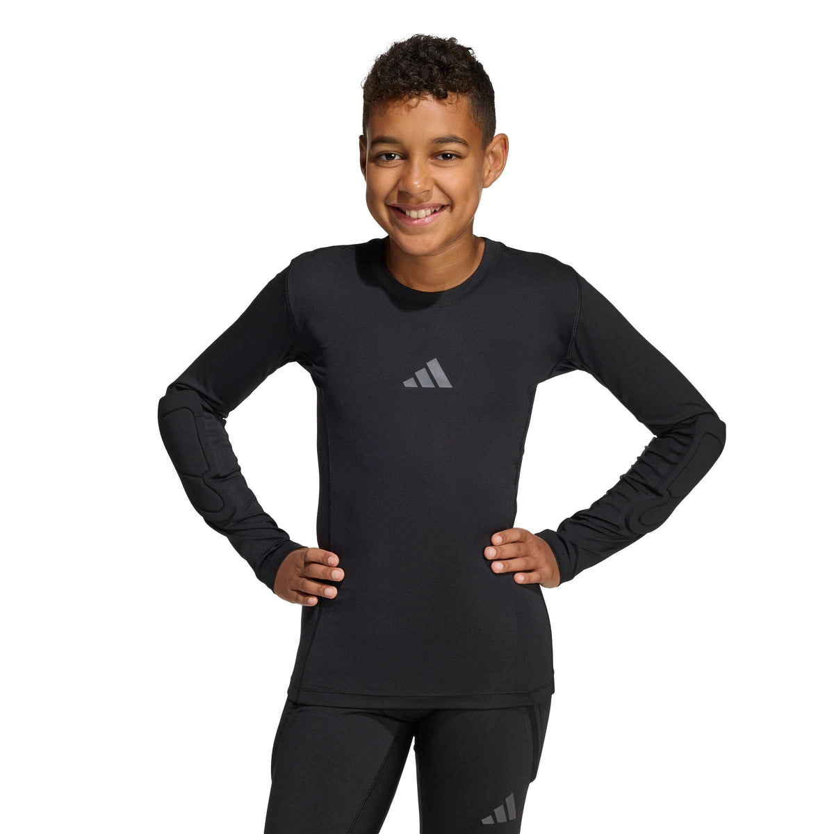 adidas Youth Padded Goalkeeper Baselayer Long Sleeve Shirt