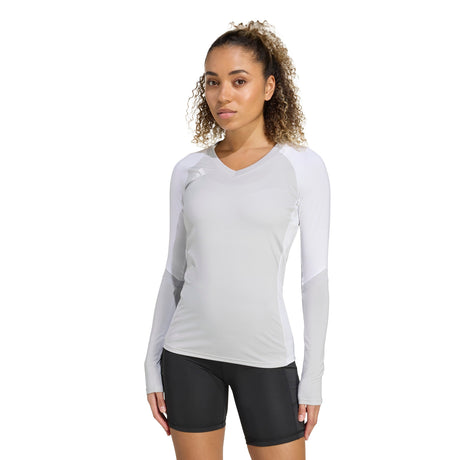 adidas Women's Quickset LS Jersey - Breathable Performance for Volleyball