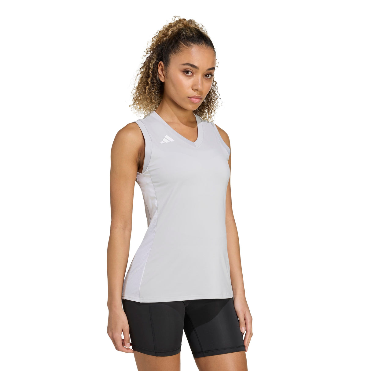 adidas Women's USA Volleyball Quickset SL Jersey - Sleeveless Climacool for Elite Play