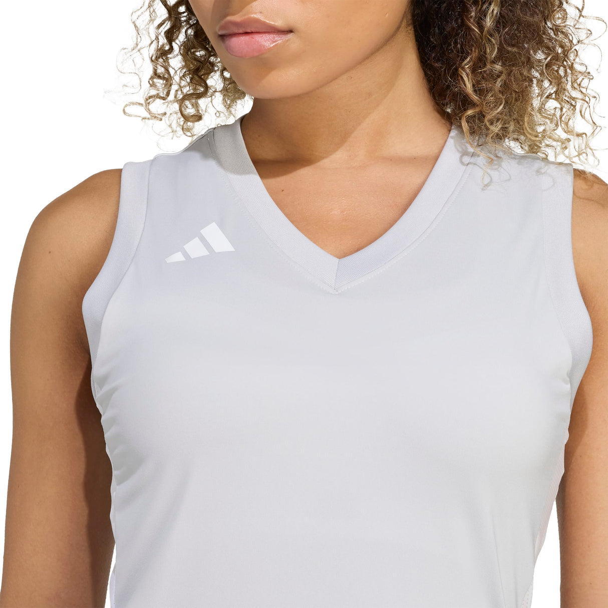 adidas Women's USA Volleyball Quickset SL Jersey - Sleeveless Climacool for Elite Play