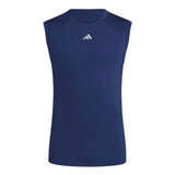 adidas Men's Techfit Compression Sleeveless T-Shirt - AEROREADY Muscle Support for Training