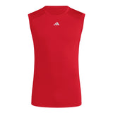 adidas Men's Techfit Compression Sleeveless T-Shirt - AEROREADY Muscle Support for Training
