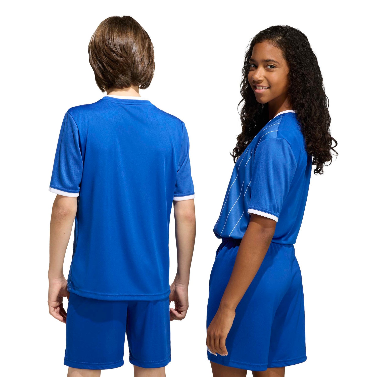 adidas Kids' Unisex Entrada 26 Graphic Soccer Jersey – Breathable ClimaCool
