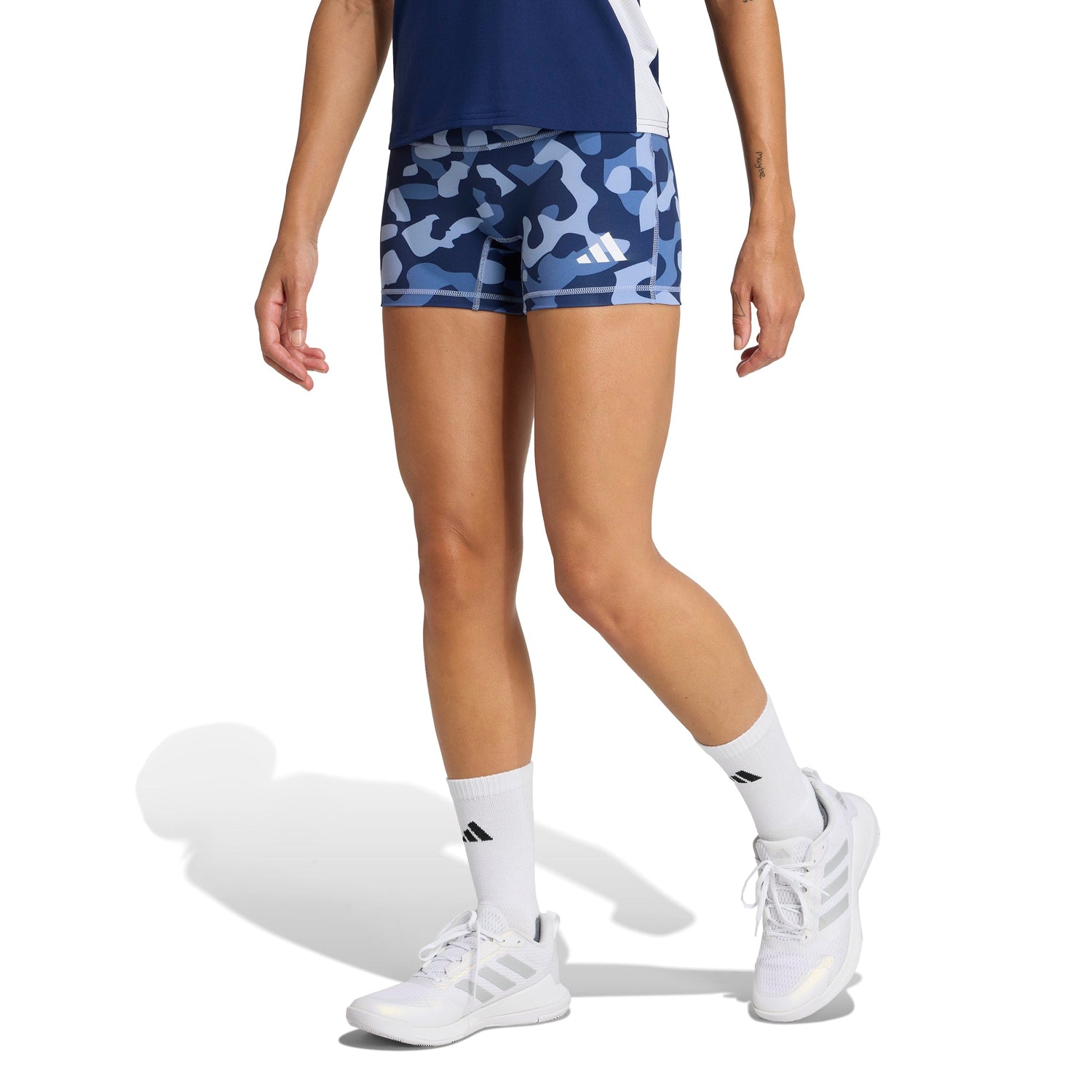 adidas Womens Camo Print Volleyball Shorts
