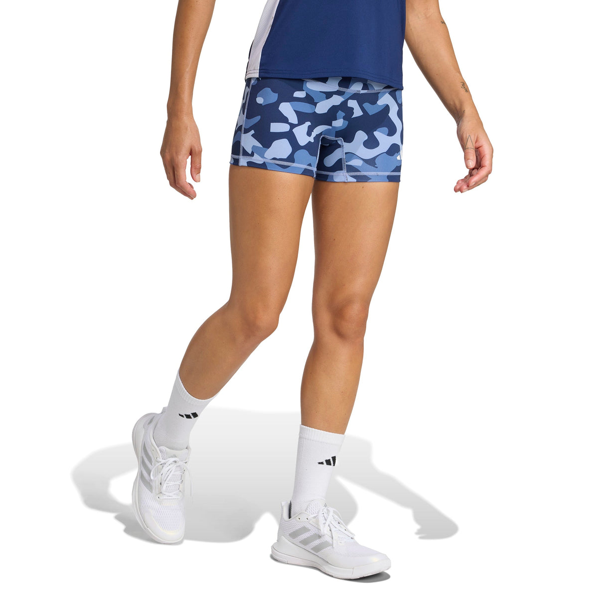 adidas Womens Camo Print Volleyball Shorts