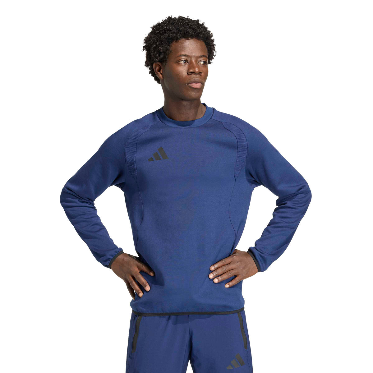 adidas Mens Tiro Travel Crew Sweatshirt