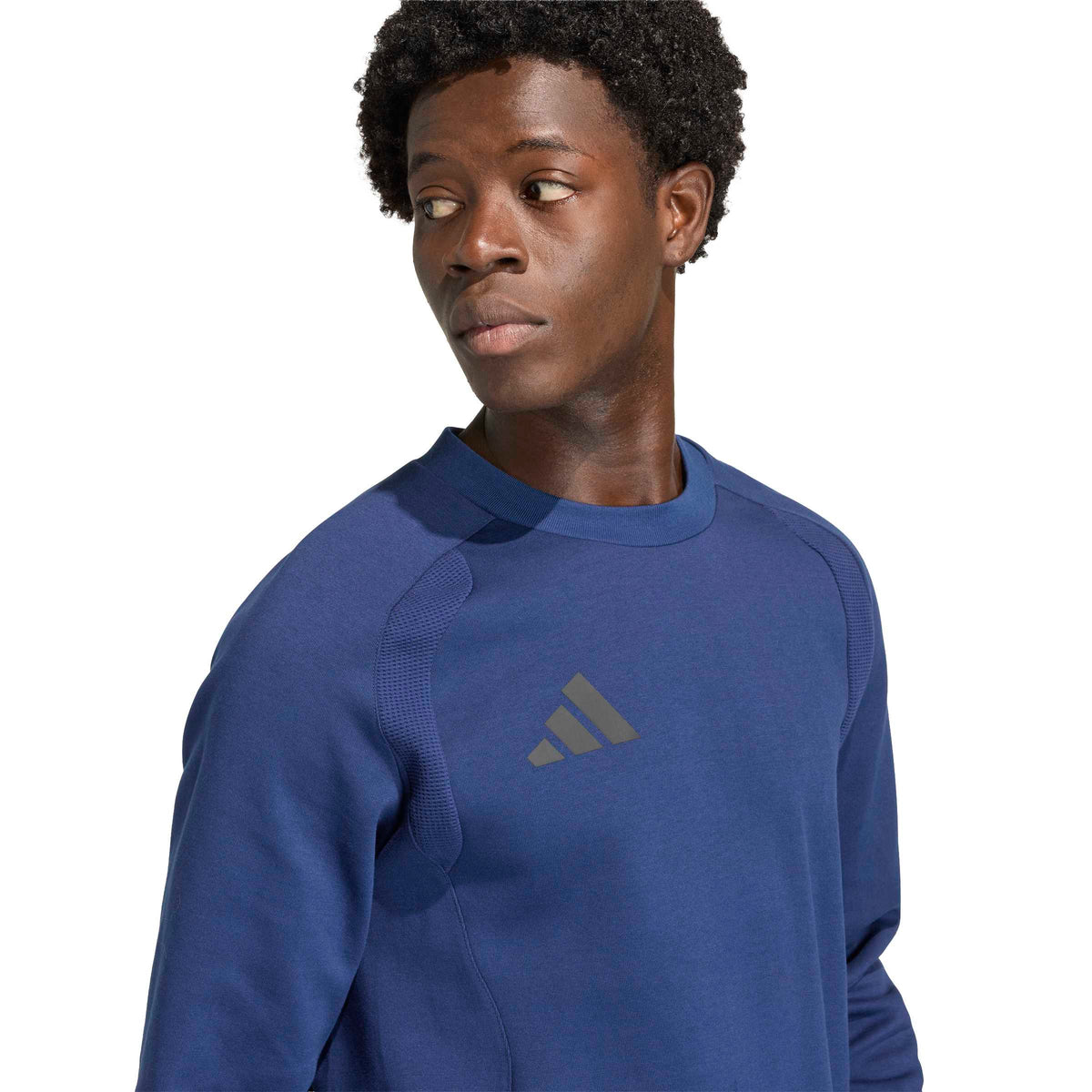 adidas Mens Tiro Travel Crew Sweatshirt