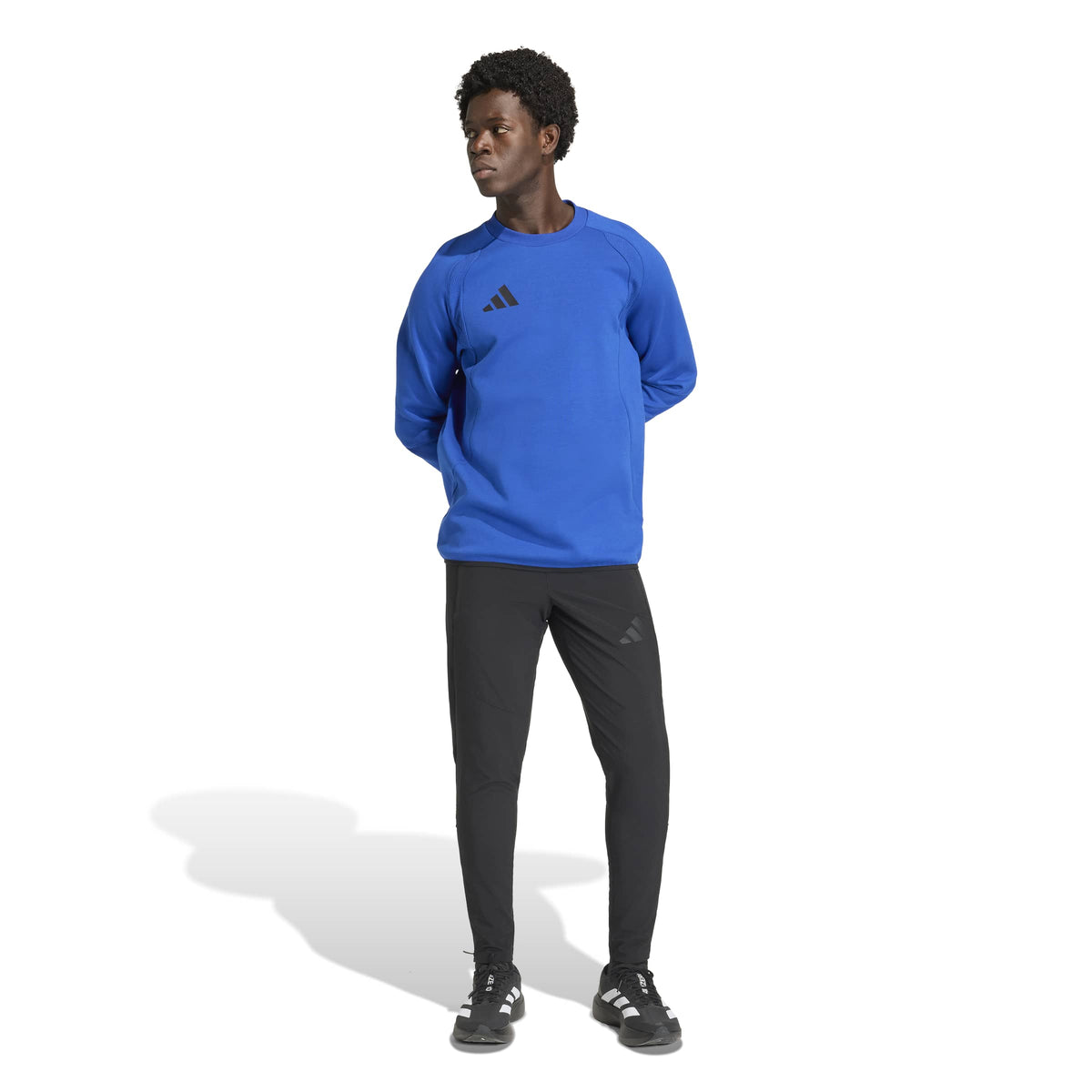 adidas Mens Tiro Travel Crew Sweatshirt