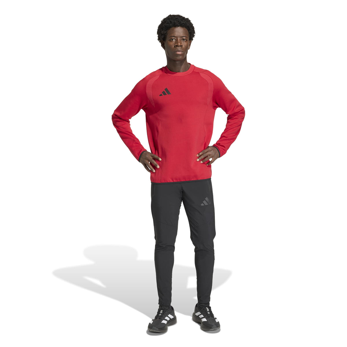 adidas Mens Tiro Travel Crew Sweatshirt