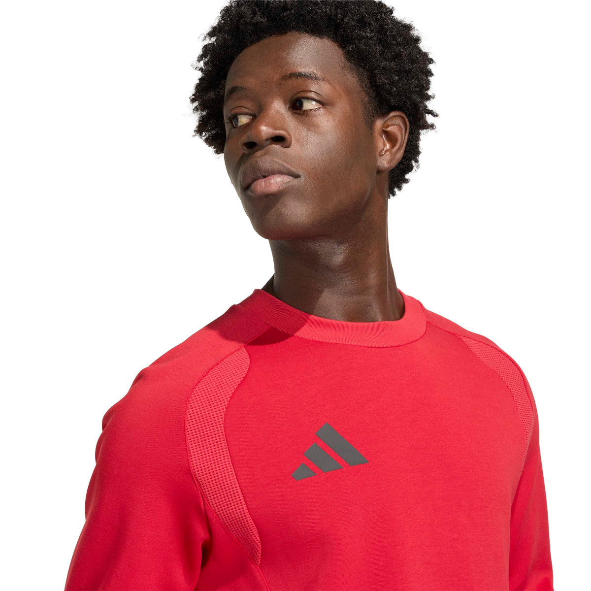 adidas Mens Tiro Travel Crew Sweatshirt
