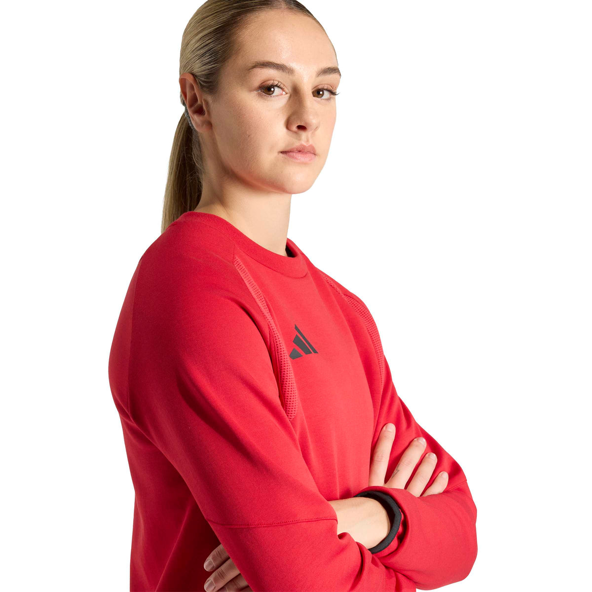 adidas Womens Tiro Travel Crew Sweatshirt