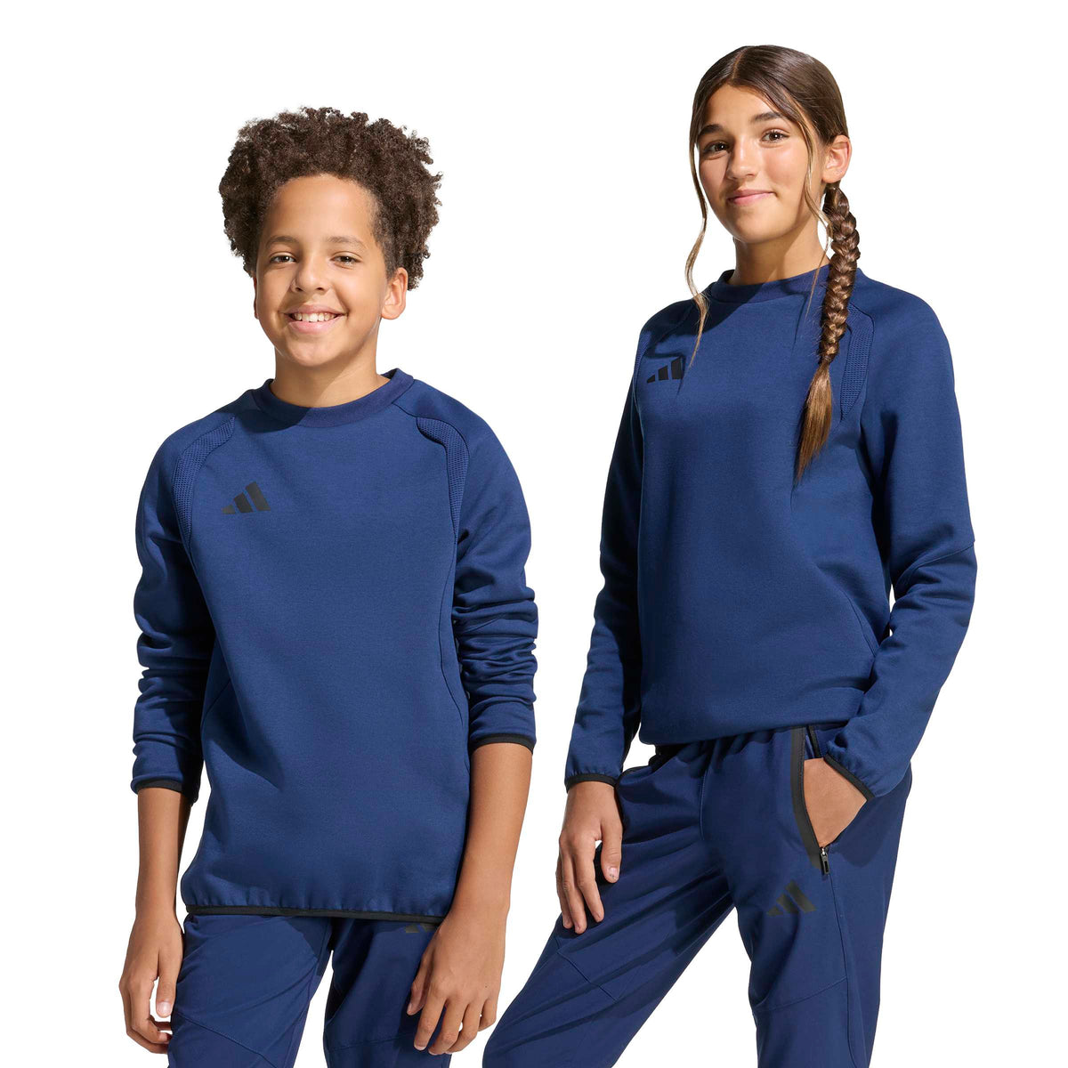 adidas Youth Tiro Travel Crew Sweatshirt