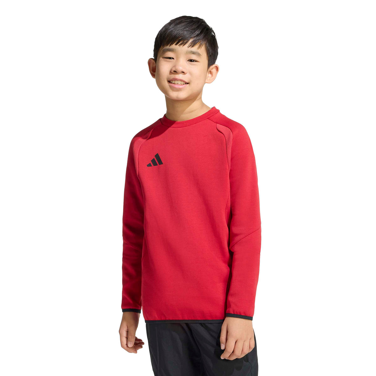 adidas Youth Tiro Travel Crew Sweatshirt