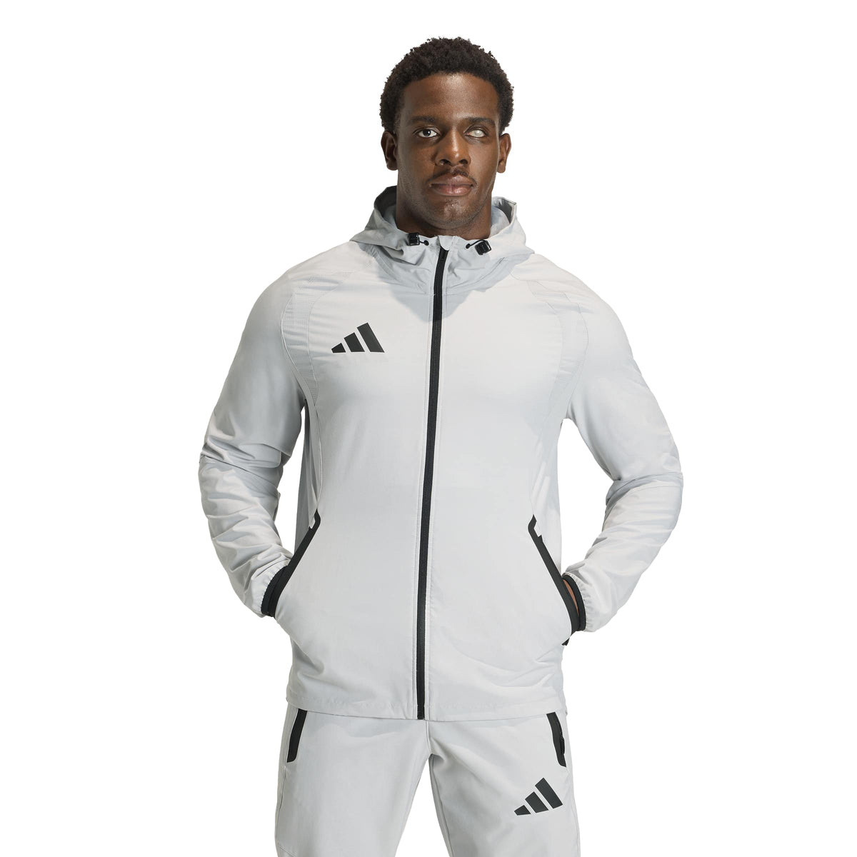 adidas Mens Tiro Travel Windbreaker Jacket