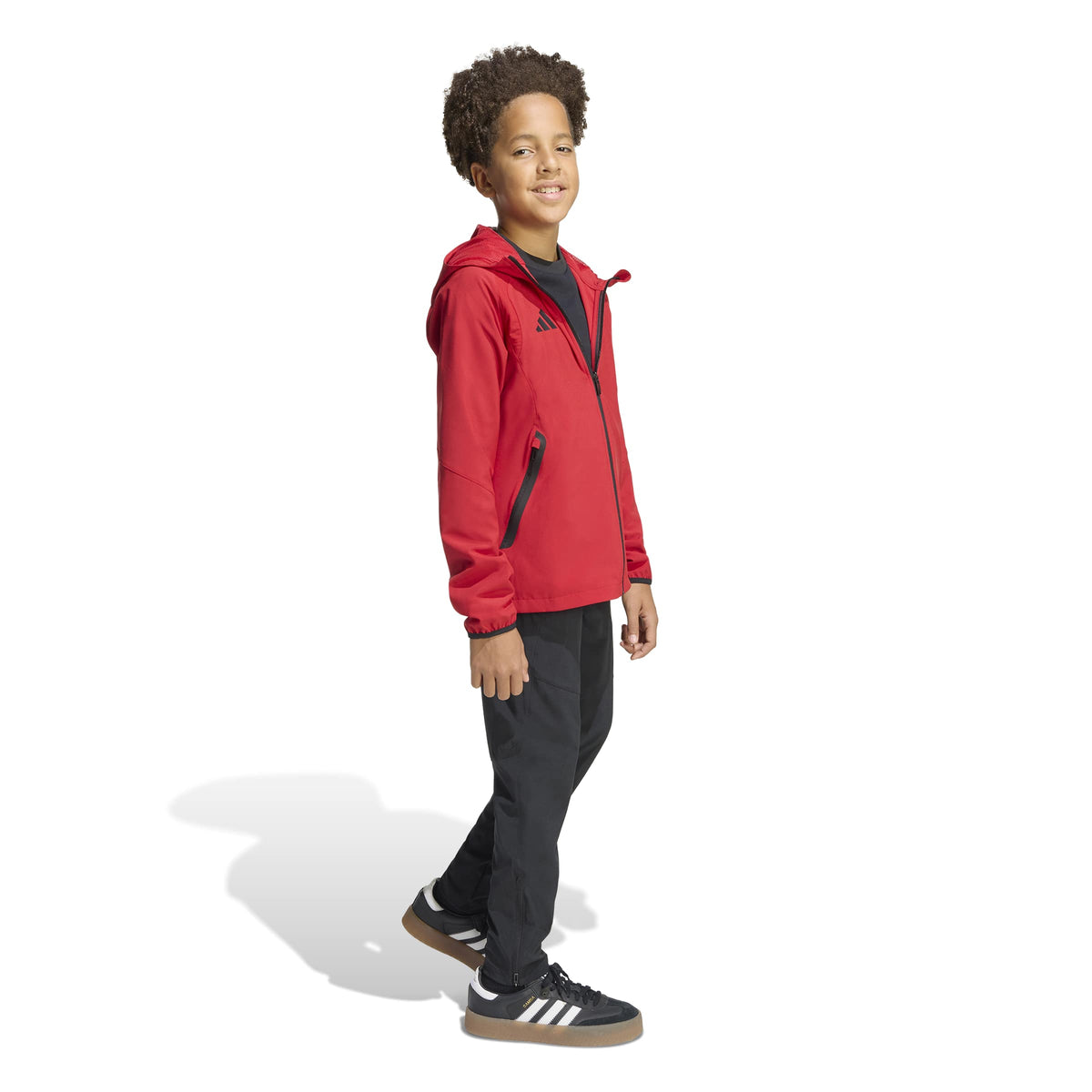 adidas Youth Tiro Travel Windbreaker Jacket