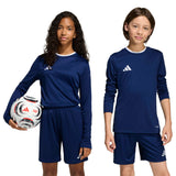 adidas Kids' Unisex Entrada 26 Long Sleeve Soccer Jersey – ClimaCool Breathability