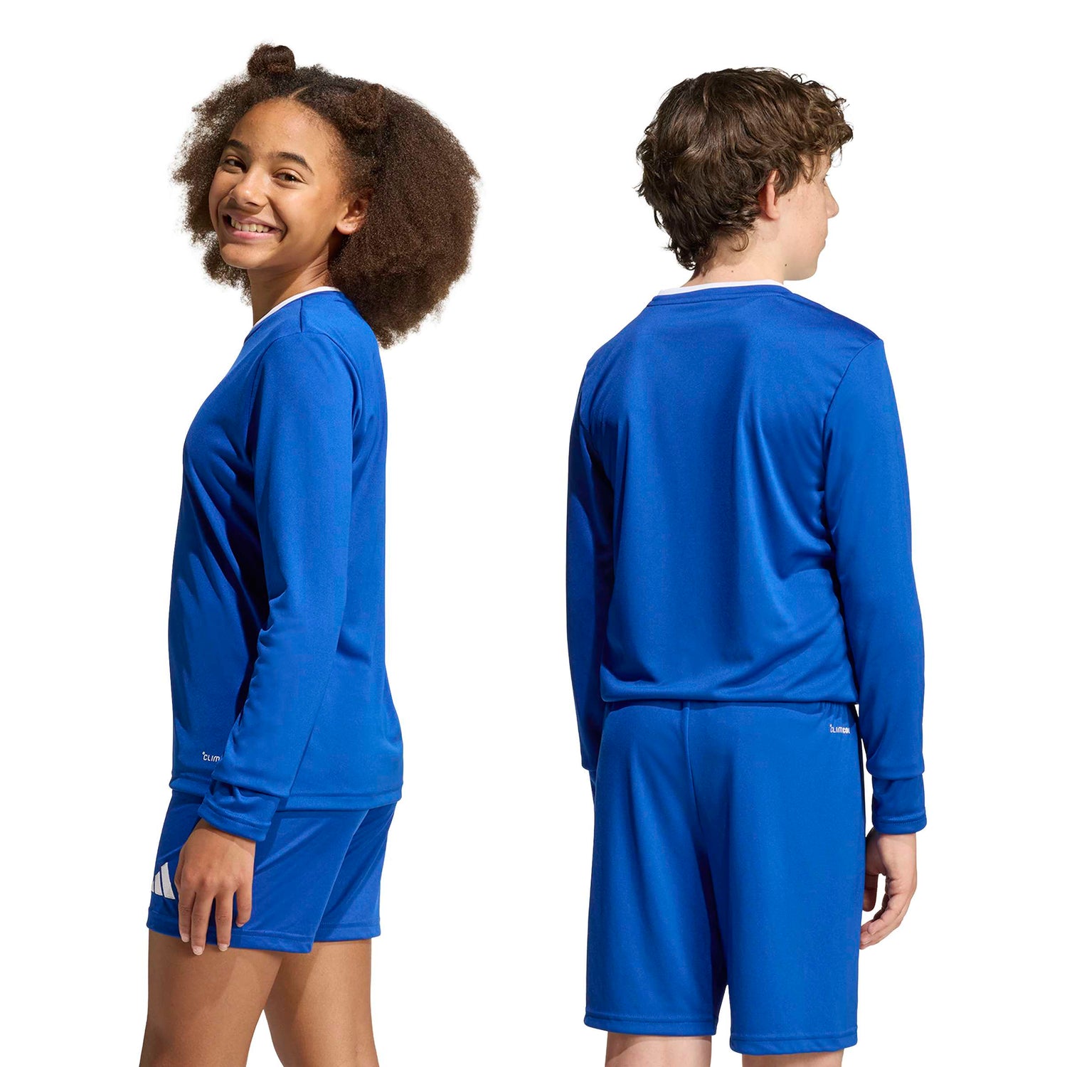 adidas Kids' Unisex Entrada 26 Long Sleeve Soccer Jersey – ClimaCool Breathability