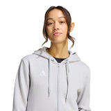 adidas Women's Entrada 26 Full Zip Hoodie – Soft Comfort for Soccer
