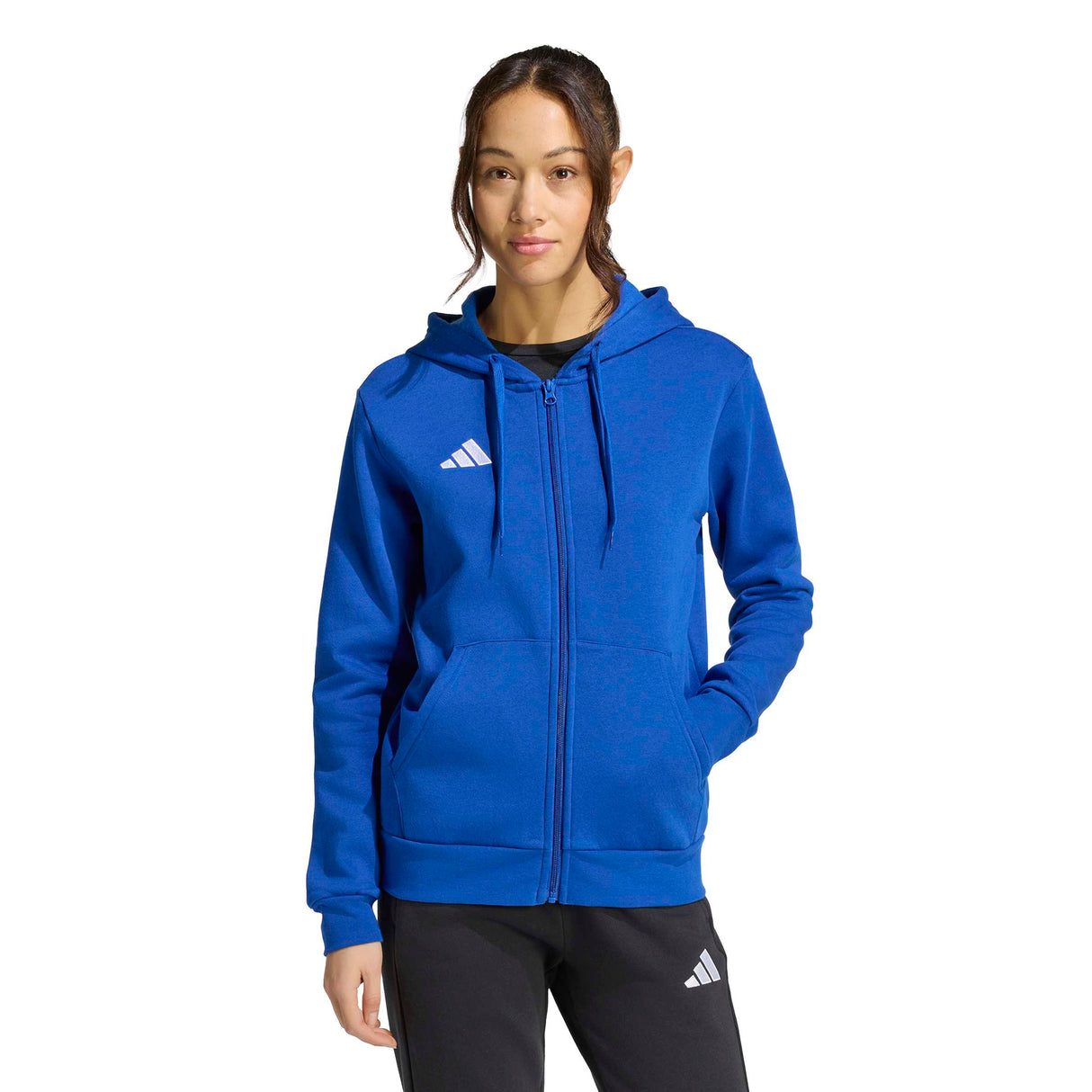 adidas Women's Entrada 26 Full Zip Hoodie – Soft Comfort for Soccer