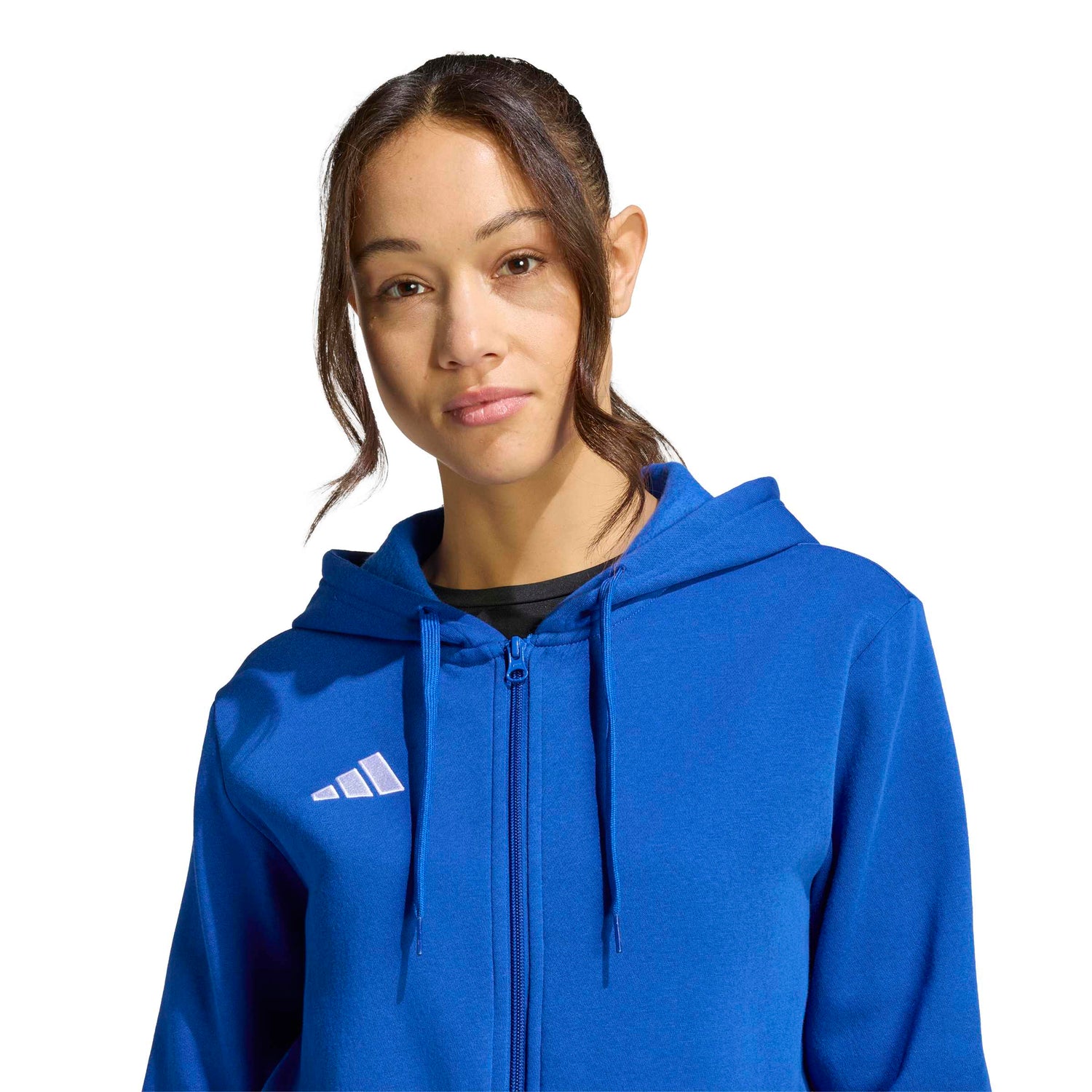 adidas Women's Entrada 26 Full Zip Hoodie – Soft Comfort for Soccer
