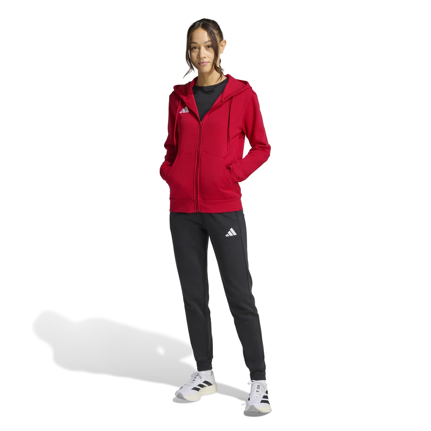 adidas Women's Entrada 26 Full Zip Hoodie – Soft Comfort for Soccer