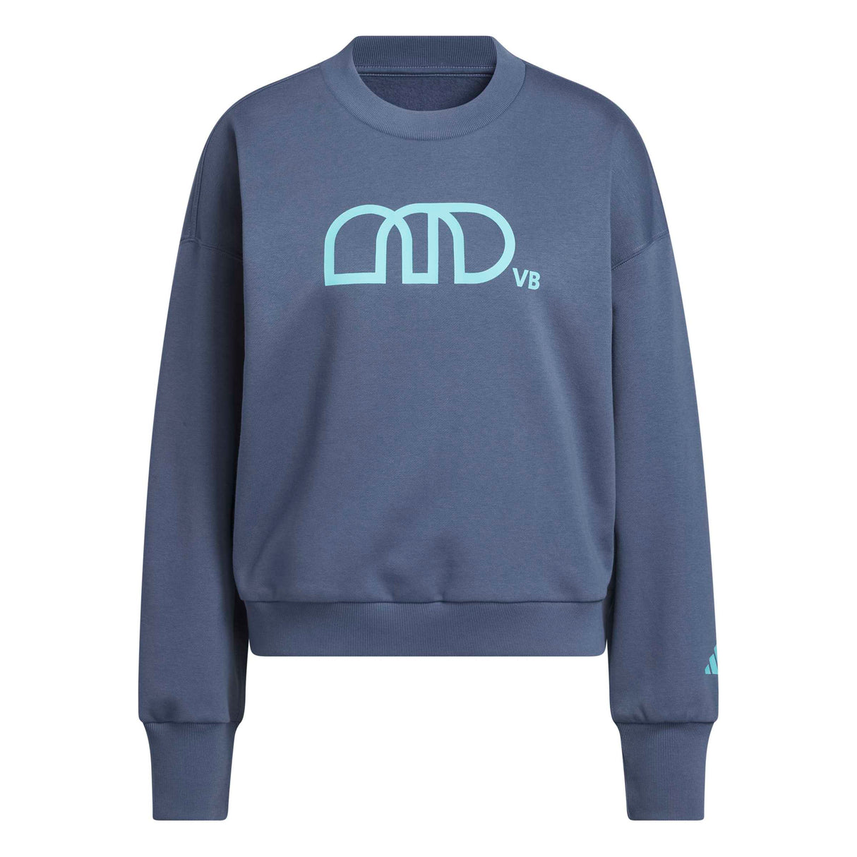 adidas Women's LOVB City Graphics Pullover Crew Sweatshirt – Loose Fit Comfort for Volleyball