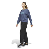 adidas Women's LOVB City Graphics Pullover Crew Sweatshirt – Loose Fit Comfort for Volleyball
