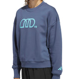 adidas Women's LOVB City Graphics Pullover Crew Sweatshirt – Loose Fit Comfort for Volleyball