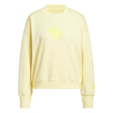 adidas Women's LOVB City Graphics Pullover Crew Sweatshirt – Loose Fit Comfort for Volleyball