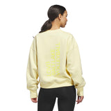 adidas Women's LOVB City Graphics Pullover Crew Sweatshirt – Loose Fit Comfort for Volleyball