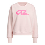 adidas Women's LOVB City Graphics Pullover Crew Sweatshirt – Loose Fit Comfort for Volleyball