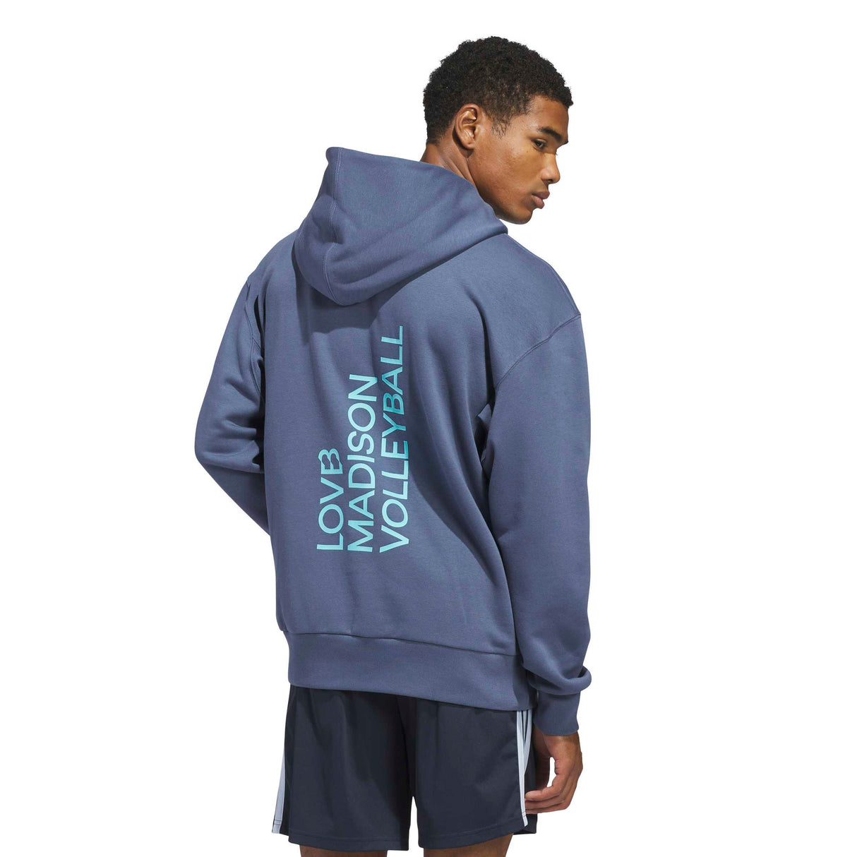 adidas Unisex LOVB City Graphics Hoodie – Snug Hood Comfort for Volleyball
