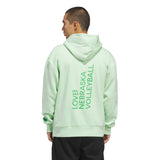 adidas Unisex LOVB City Graphics Hoodie – Snug Hood Comfort for Volleyball