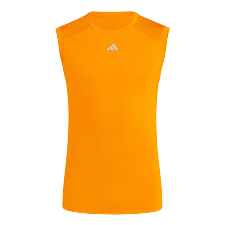 adidas Men's Techfit Compression Sleeveless T-Shirt - AEROREADY Muscle Support for Training