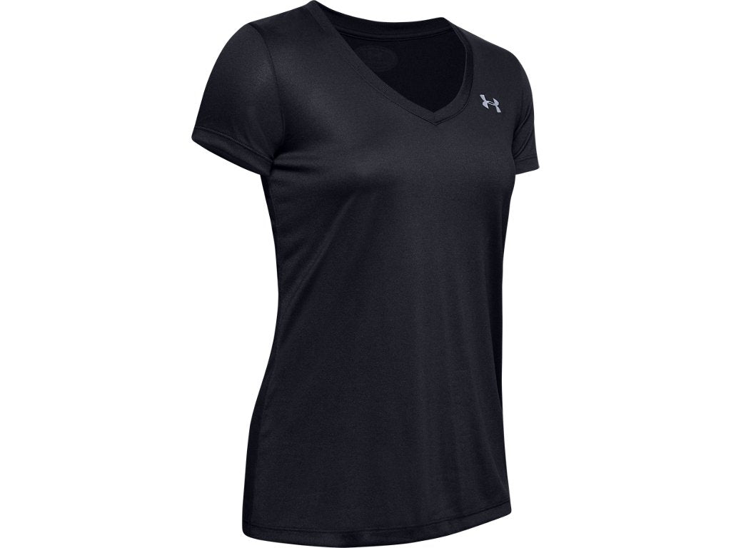 Under Armour Women's Tech V-Neck T-Shirt - Quick-Drying and Ultra-Soft Fabric