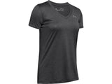 Under Armour Women's Tech V-Neck T-Shirt - Quick-Drying and Ultra-Soft Fabric