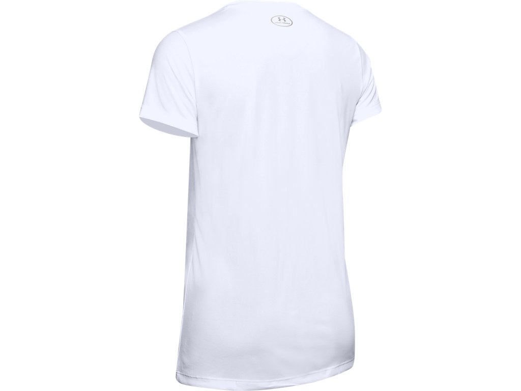 Under Armour Women's Tech V-Neck T-Shirt - Quick-Drying and Ultra-Soft Fabric