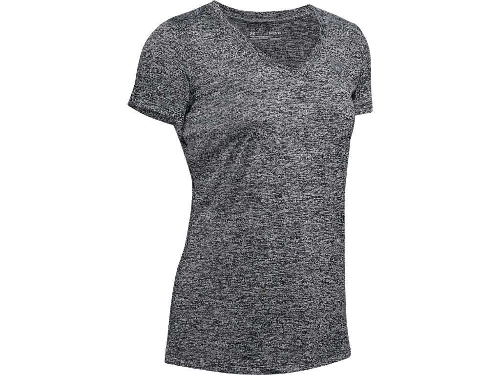 Under Armour Womens Tech Twist V-Neck Short Sleeve Shirt - Quick-Drying and Ultra-Soft