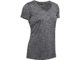 Under Armour Womens Tech Twist V-Neck Short Sleeve Shirt - Quick-Drying and Ultra-Soft