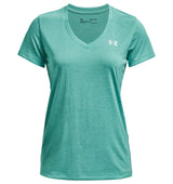 Under Armour Womens Tech Twist V-Neck Short Sleeve Shirt - Quick-Drying and Ultra-Soft