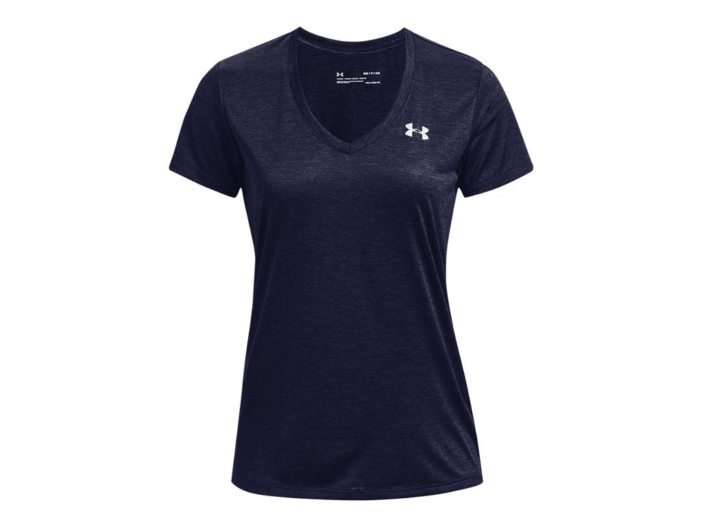 Under Armour Womens Tech Twist V-Neck Short Sleeve Shirt - Quick-Drying and Ultra-Soft