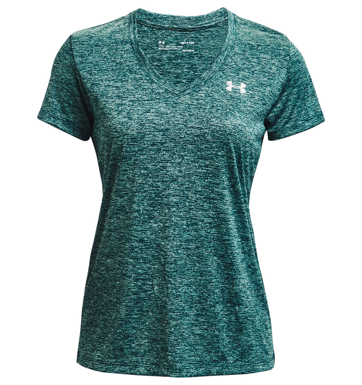 Under Armour Womens Tech Twist V-Neck Short Sleeve Shirt - Quick-Drying and Ultra-Soft