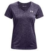 Under Armour Womens Tech Twist V-Neck Short Sleeve Shirt - Quick-Drying and Ultra-Soft