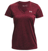 Under Armour Womens Tech Twist V-Neck Short Sleeve Shirt - Quick-Drying and Ultra-Soft